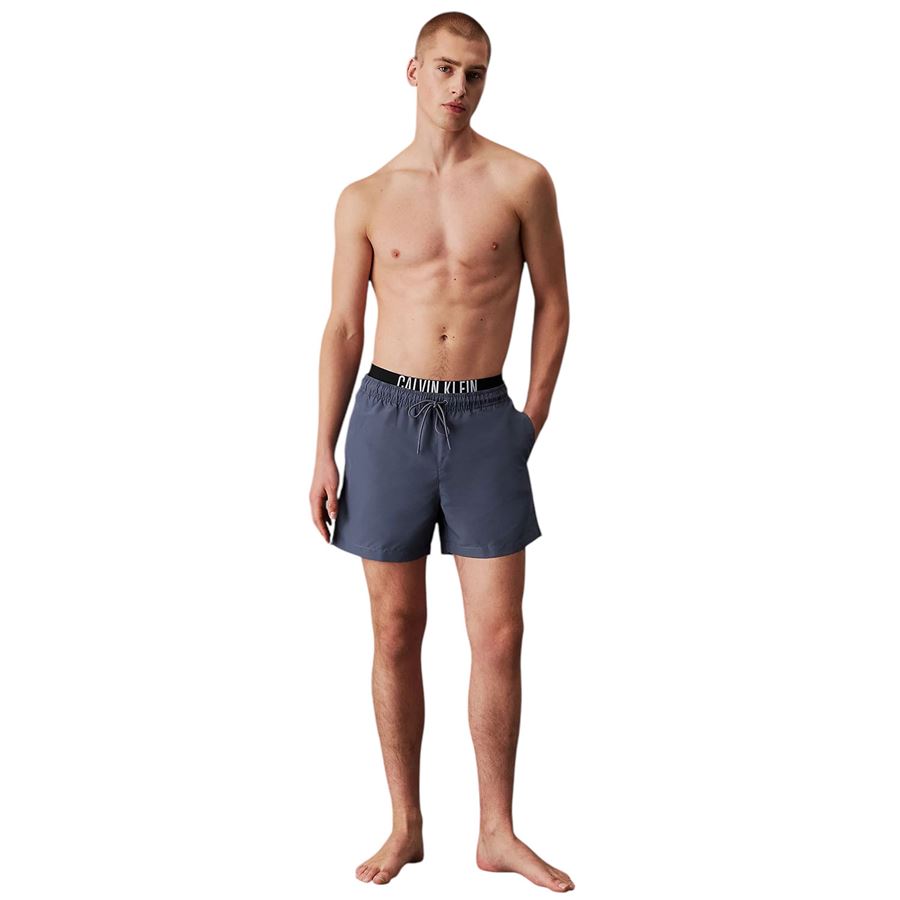 Costume a pantaloncino corti con fascia in vita doppia da uomo - Intense Power Calvin Klein | KM0KM01093PCP